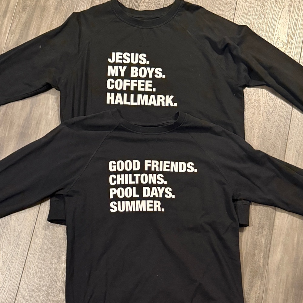 Black Graphic women’s shirt lot
